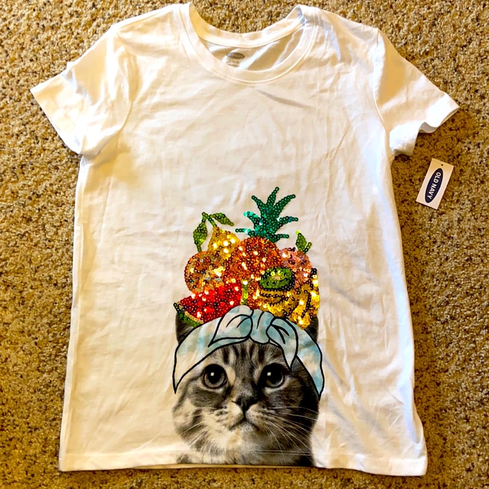 Girls embellished tee